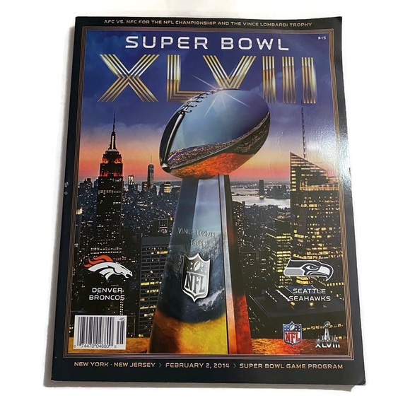 2014 Super Bowl 48 Official Programs Seahawks